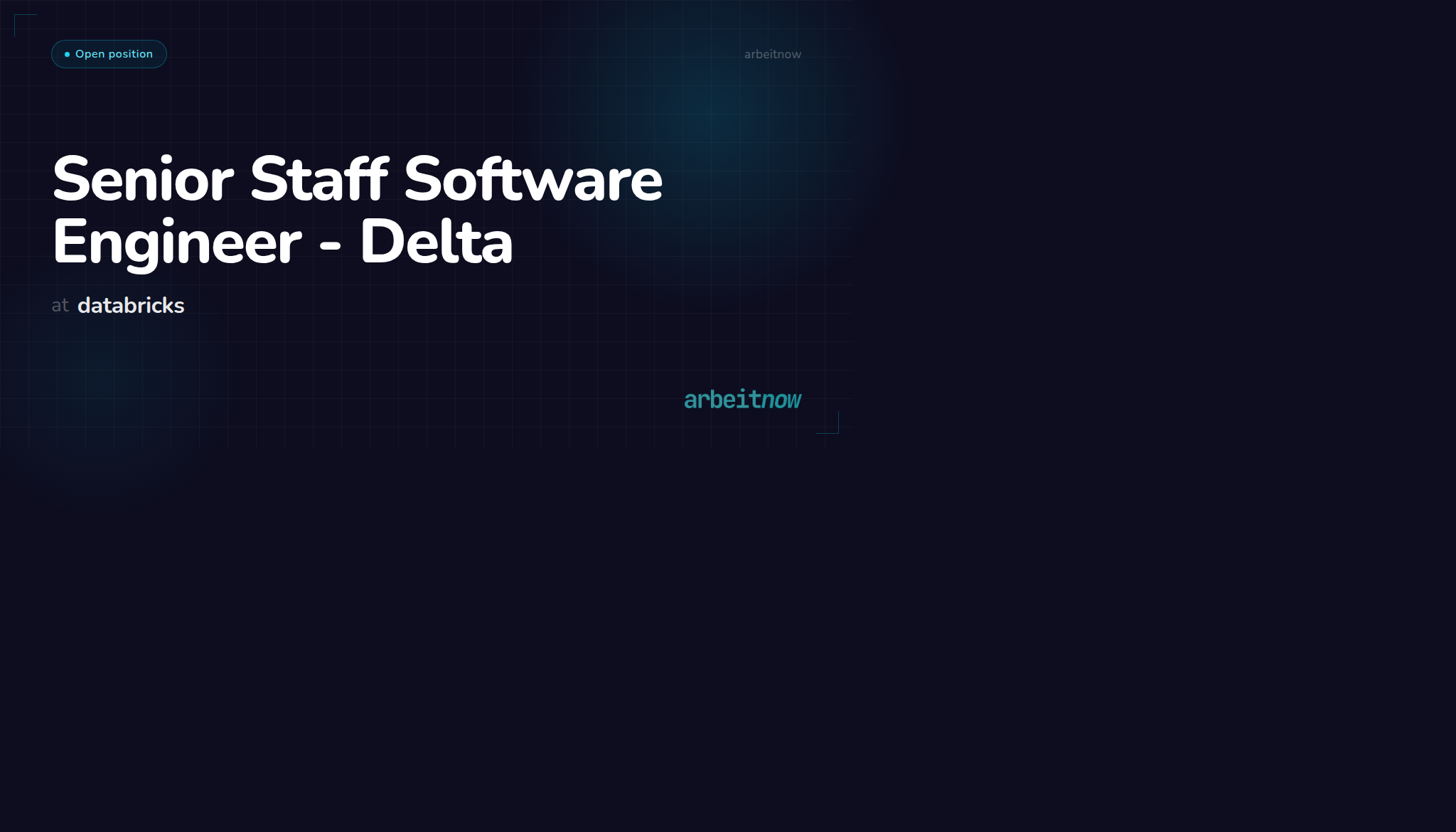Senior Staff Software Engineer - Delta — databricks