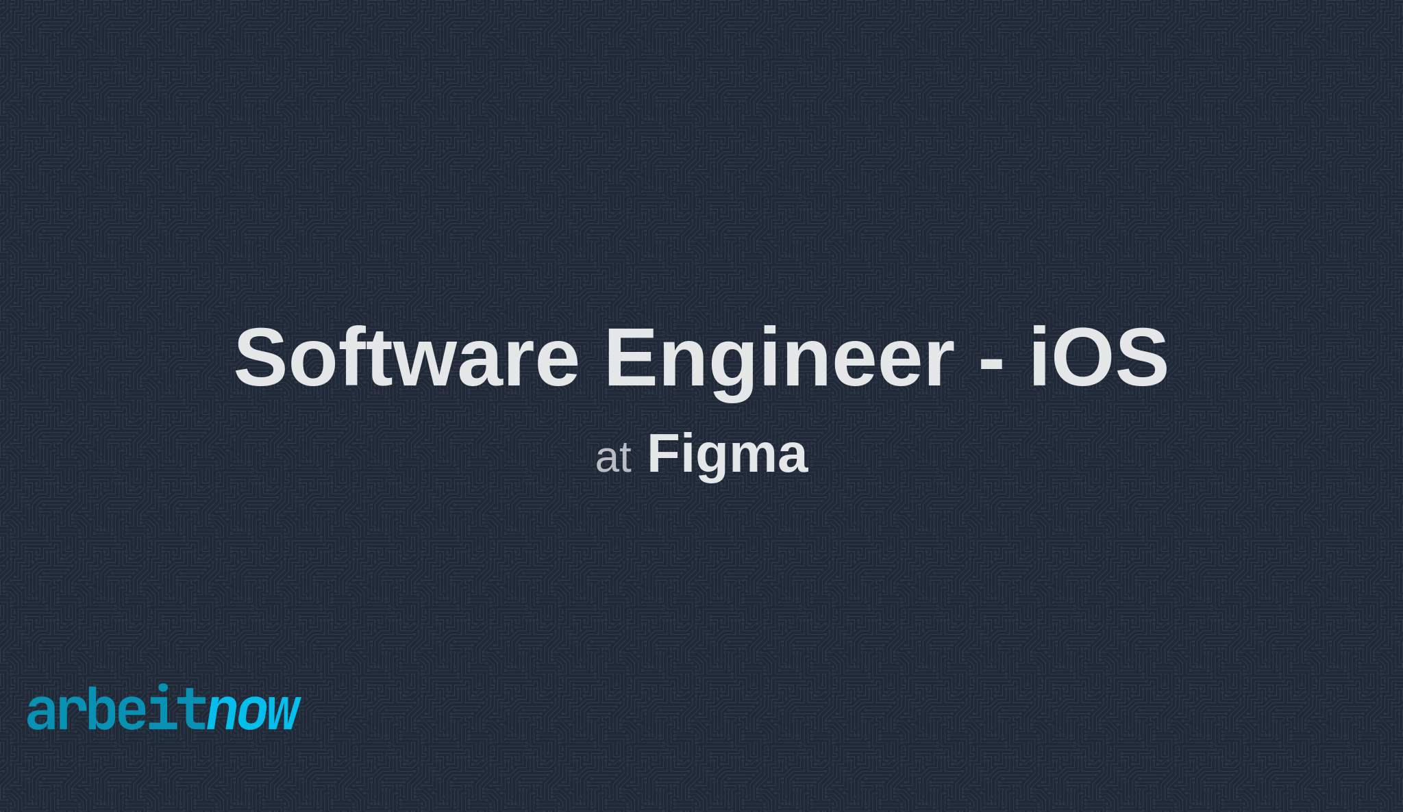 Download Software Engineer Ios At Figma United States Of America