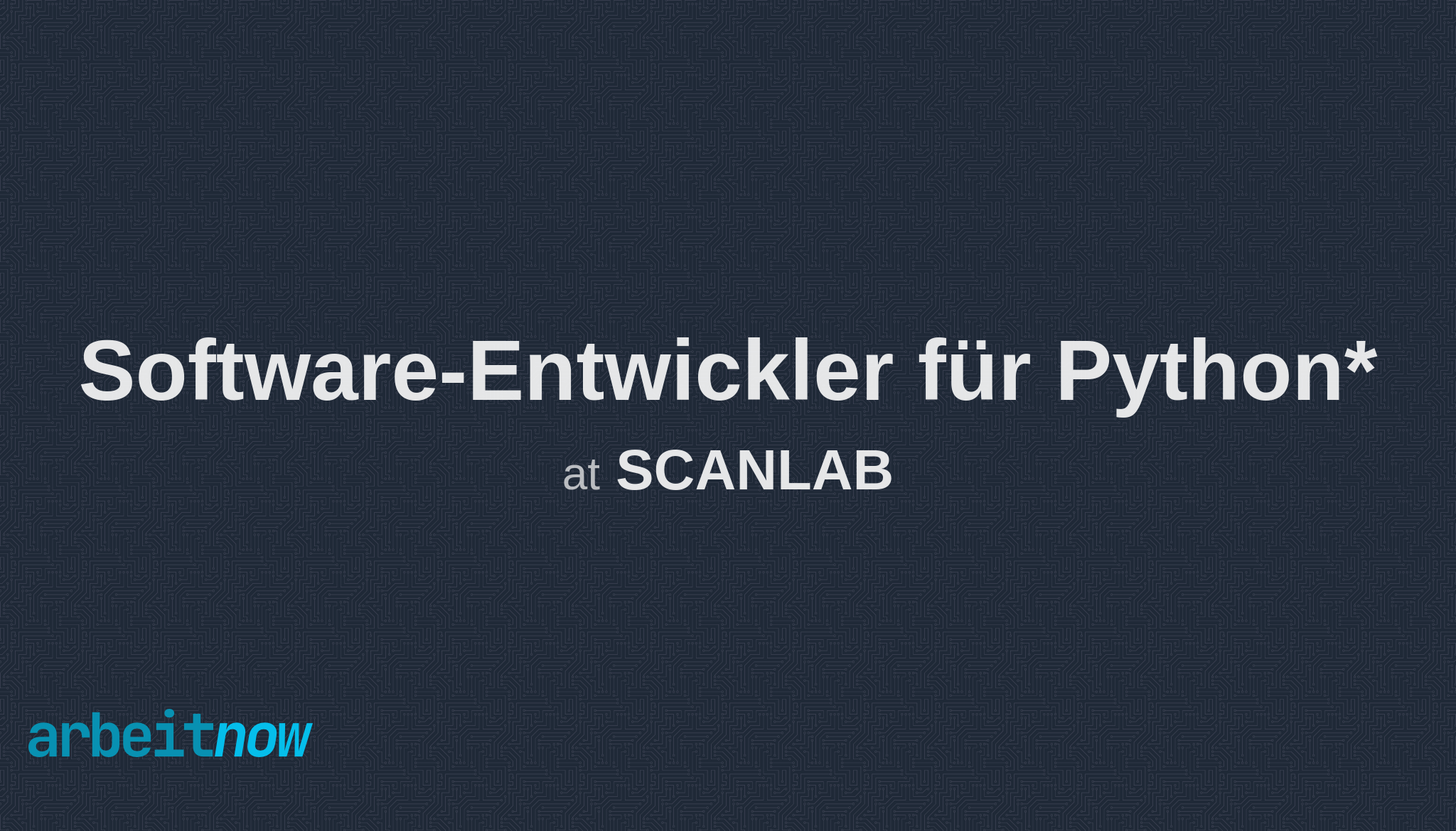 Software developer for Python* job at SCANLAB in Puchheim, BAVARIA