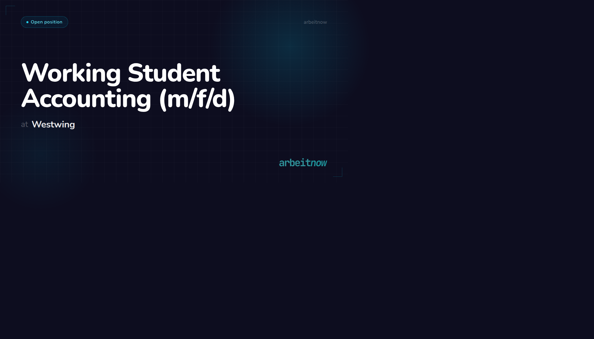 Working Student Accounting (m/f/d) at Westwing